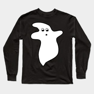 Good ghost. Halloween. Horror. Magic themes. Esoterics. Unknown world. Long Sleeve T-Shirt